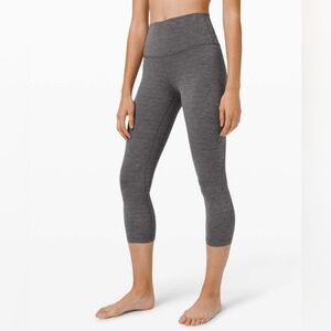 Lululemon Align Leggings Heathered Black Womens size 10